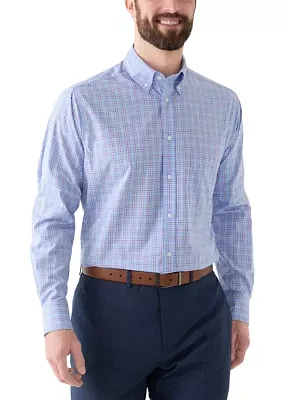 Regular Fit All Over Stretch Dress Shirt