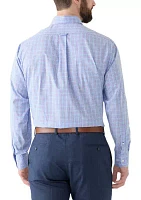 Regular Fit All Over Stretch Dress Shirt