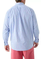 Big & Tall Long Sleeve Plaid Dress Shirt