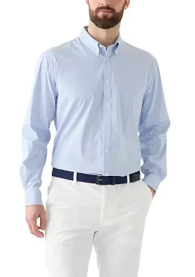 Slim Fit Cooling Button Down Shirt