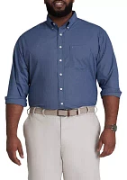 Big & Tall Long Sleeve Premium Essential Woven Shirt