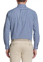 Classic Long Sleeve Woven Button Down Shirt