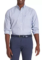 Classic Long Sleeve Woven Button Down Shirt