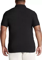 Big & Tall Short Sleeve Solid Advantage Polo Shirt