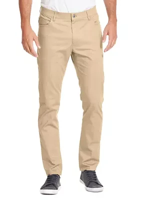 5 Pocket Stretch Sateen Pants