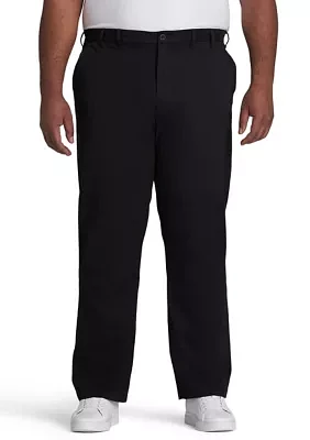 Big & Tall Performance Stretch Flat Front Chino Pants