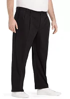 Big & Tall Performance Stretch Pleated Chino Pants