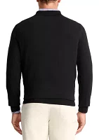 Jersey Polo Sweater