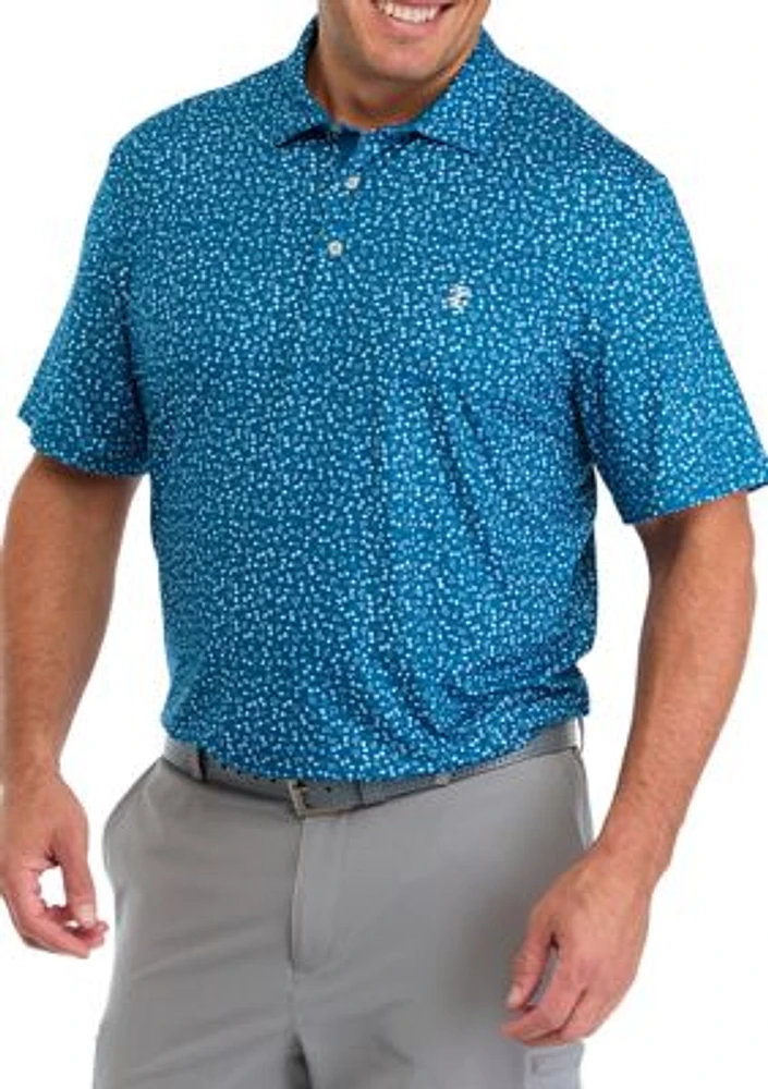 Big & Tall Swingflex Elite Fashion Prints​ Golf Polo Shirt