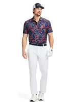 Floral Print Polo Shirt