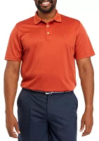 Big & Tall Short Sleeve Pro Tech Solid Grid Polo Shirt