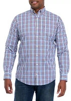 Big & Tall Fashion Stretch Regular Fit Button Down Shirt