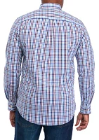 Big & Tall Fashion Stretch Regular Fit Button Down Shirt