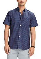 Short Sleeves Breeze Woven Printed Shirt