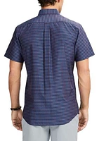 Short Sleeves Breeze Woven Printed Shirt