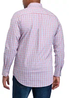 Big & Tall Comfort Performance Woven Button Down Shirt