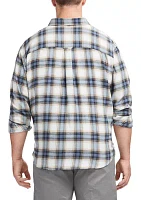 Big & Tall Long Sleeve Plaid Flannel Shirt