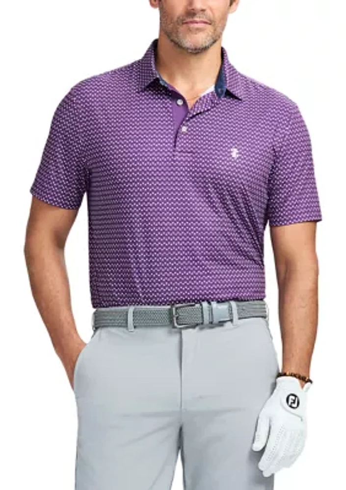 Golf Print Polo Shirt