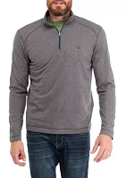 Long Sleeve Salt Dune Micro Fleece Quarter Zip​