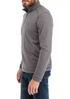 Long Sleeve Salt Dune Micro Fleece Quarter Zip​