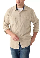 Big & Tall Long Sleeve Solid Corduroy Shirt