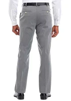 Performance Dress Flat Front Chino Straight Pants - Heather