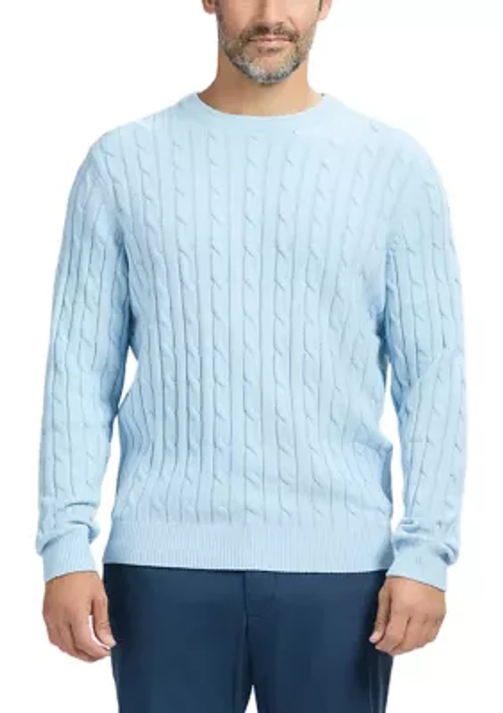 Classics Cable Knit Crew Sweater