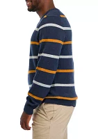 Classic Chest Stripe Crew Neck Sweater