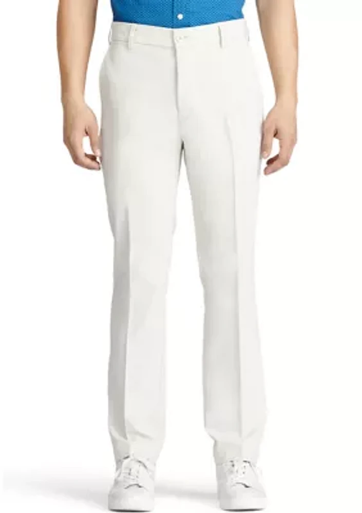 Flat Front Performance Chino Dress Pants