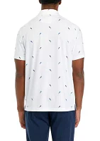 Parrot Printed Polo Shirt