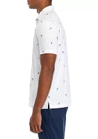 Parrot Printed Polo Shirt