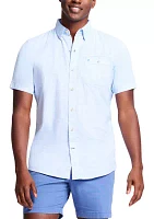 Dockside ChambrayShort Sleeve Button Down Shirt