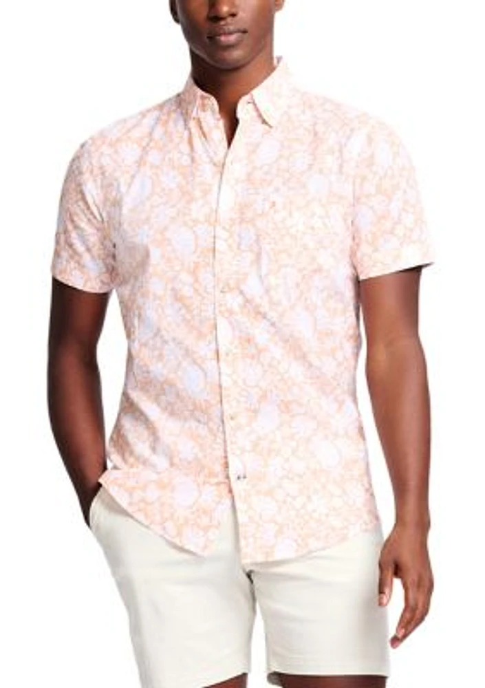 Dockside ChambrayShort Sleeve Button Down Shirt