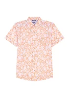 Big & Tall Dockside ChambrayShort Sleeve Button Down Shirt