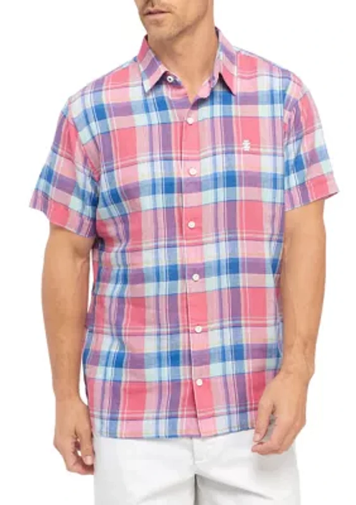 Plaid Linen Shirt