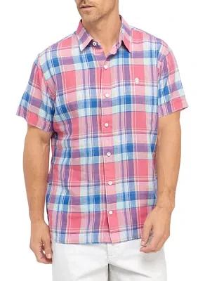 Plaid Linen Shirt