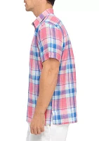 Plaid Linen Shirt