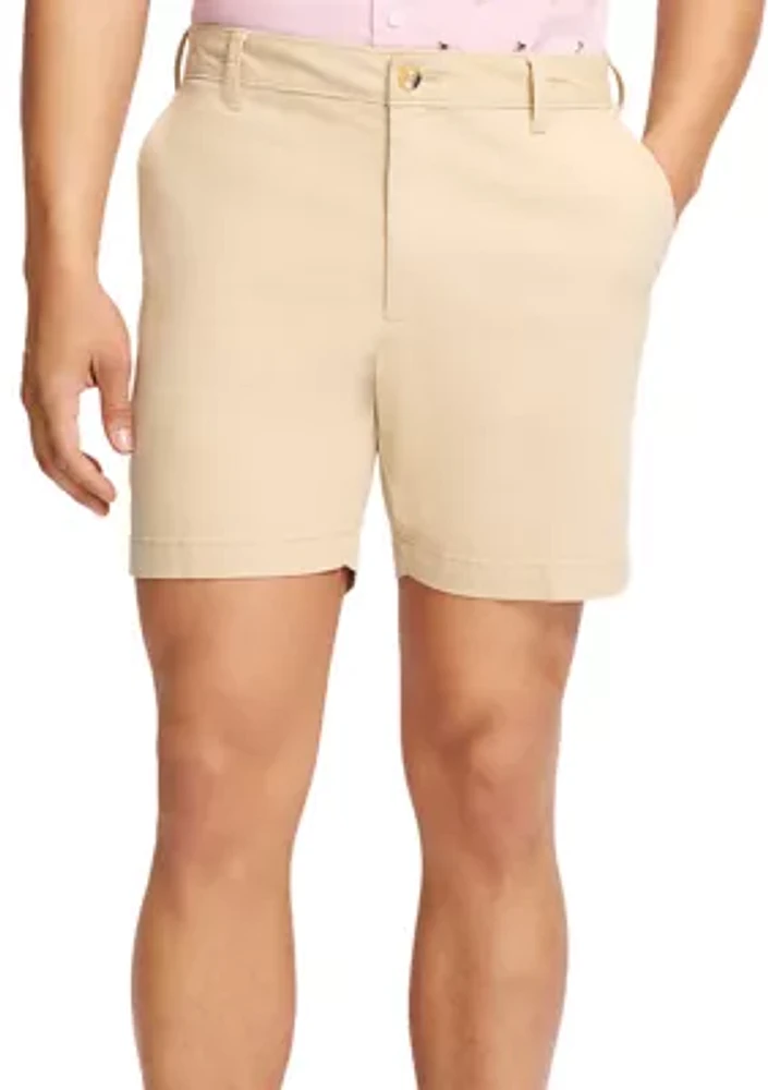 Flat Front Saltwater Twill Shorts