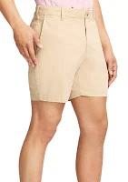 Flat Front Saltwater Twill Shorts