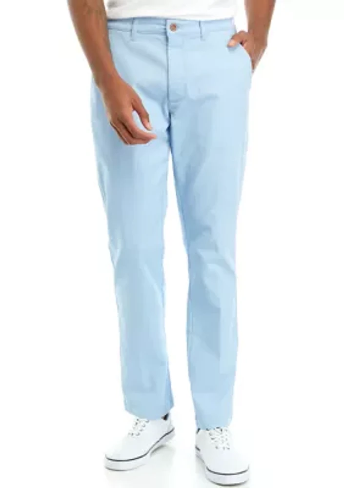 American Chino Flat Front Straight Fit Pants