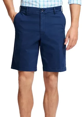 Flat Front Saltwater 9.5'' Twill Shorts