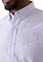 Big & Tall Comfort + Performance Woven Button Down Shirt