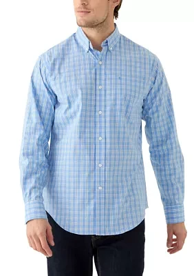 Long Sleeve Performance Plaid Shirt