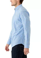 Long Sleeve Performance Plaid Shirt