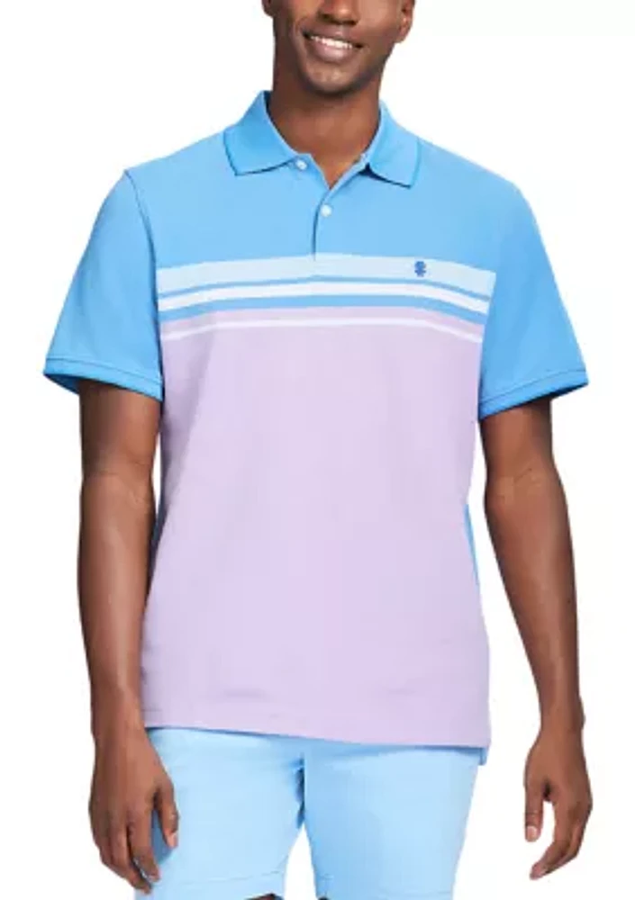 Chest Stripe Polo Shirt