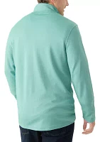 Big & Tall Long Sleeve Performance Comfort 1/4 Zip Pullover​