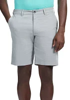 Flat Front Saltwater Twill Shorts - 9.5” Inseam