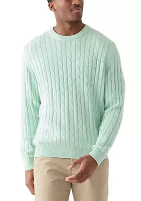 Classics Cable Knit Crew Neck Sweater