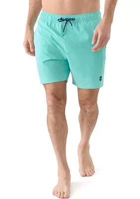17” Solid Swim Trunks