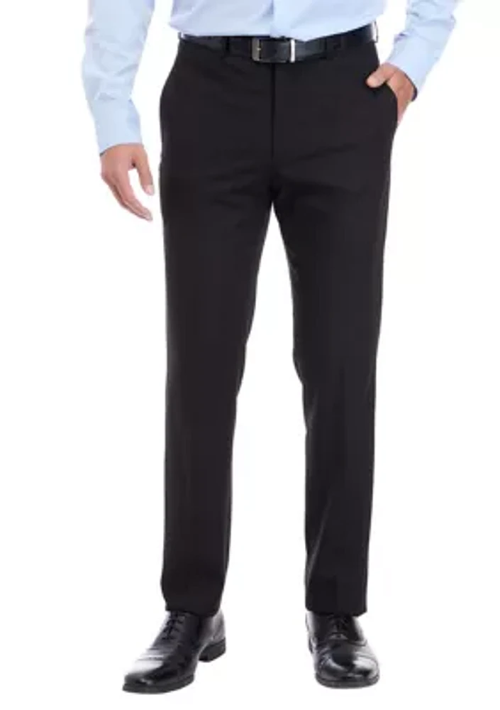 Men's Straight Hem Suit Pants